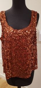 Sequin Tank Top Size L